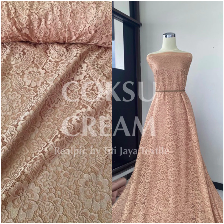 Brokat Lace Corneli Tulang Halus