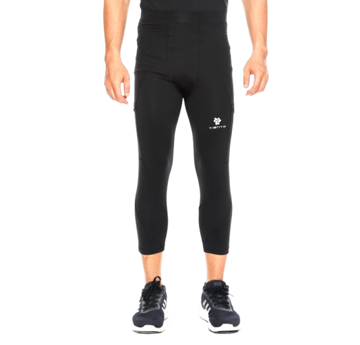 Tiento Baselayer Legging 3/4 Pants Black