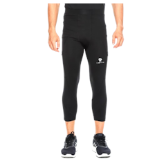 Tiento Baselayer Legging 3/4 Pants Black