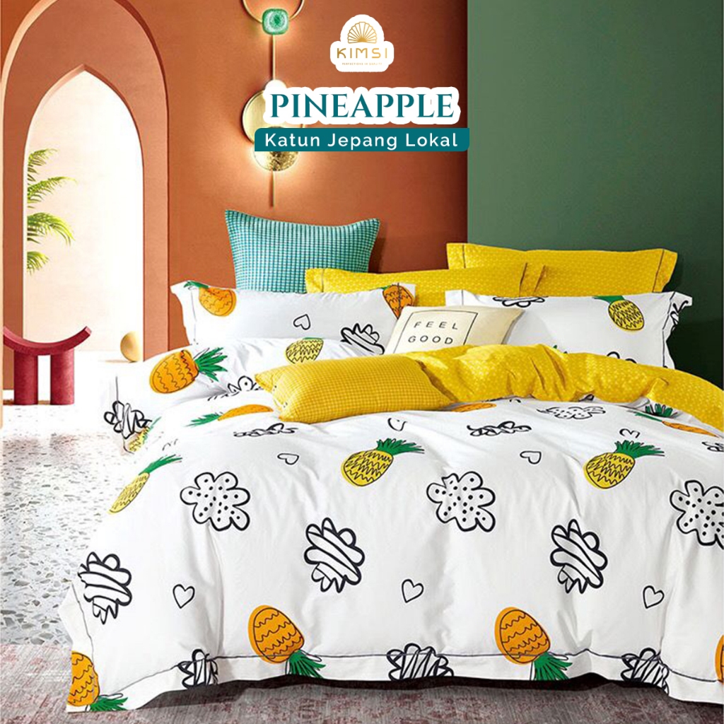 Kimsi Jaya Perkasa Kimsi Katun Jepang Lokal Motif Kartun 120x200