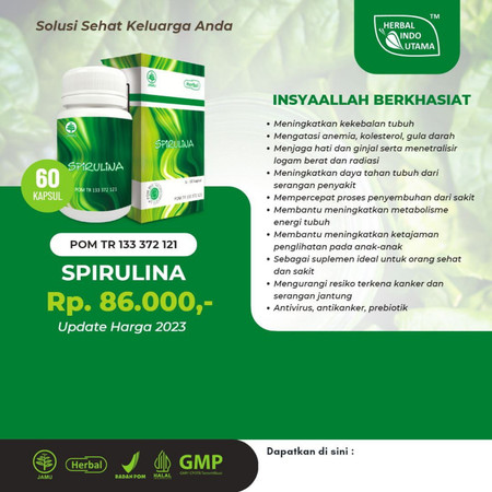 Herbal Indo Utama HIU Spirulina
