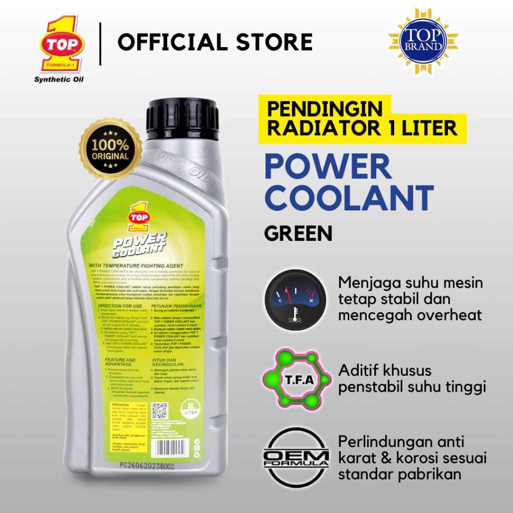  Top 1 Power Coolant Green 1 Liter 2