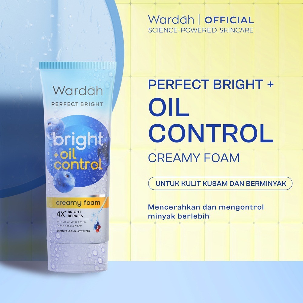 Paragon Technology and Innovation Wardah Perfect Bright Creamy Foam Bright + Oil Control