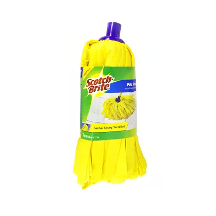 Kain Pel Strip Kuning Bulat Scotch-Brite ｜ ID-73