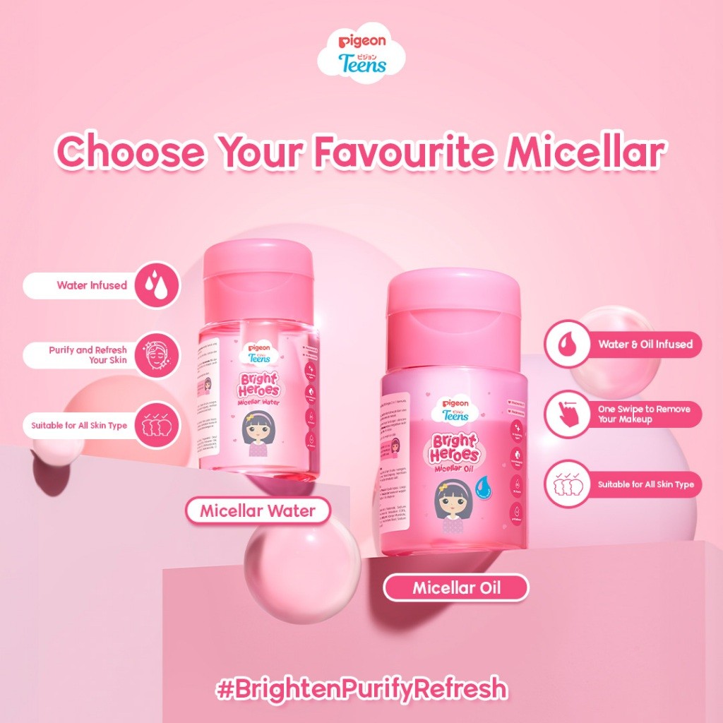 Pigeon Pigeon Teens Bright Heroes Micellar Water