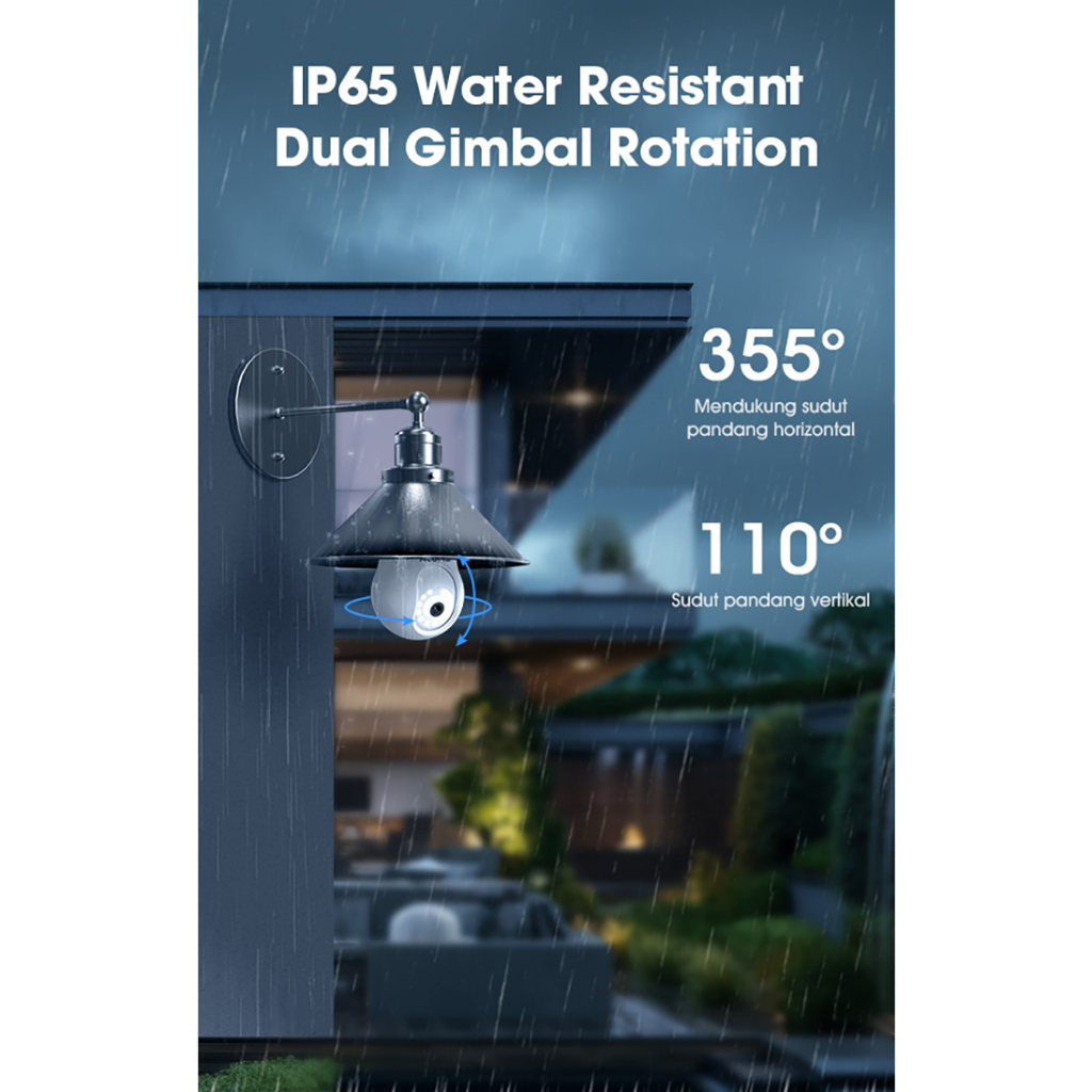 Wook Global Technology Acome Color Night Vision PTZ Camera APC8S