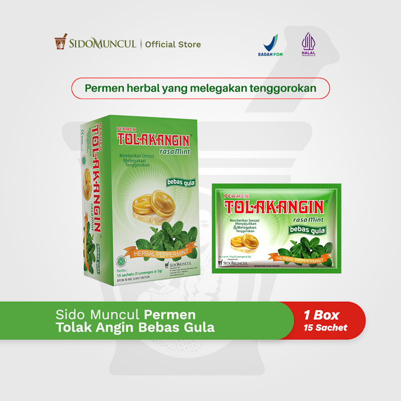 Permen Tolak Angin Bebas Gula 2
