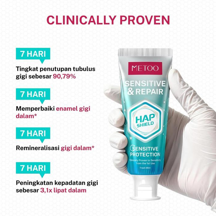 METOO Sensitive & Repair HAP Shield Toothpaste 