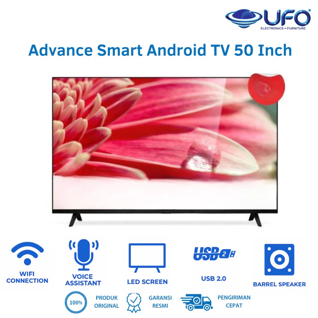 Semangat Sejahtera Bersama Advance Smart LED TV 50 inch ADV-5001A