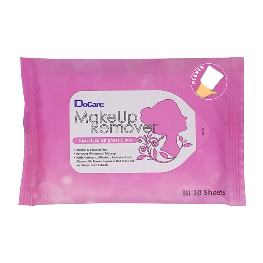 DoCare Makeup Remover Facial Cleansing Wet Glove
