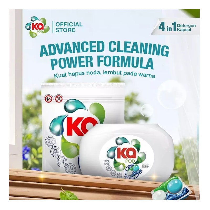 Ka Pod 4 in 1 Deterjen Kapsul Advanced Cleaning Power 5