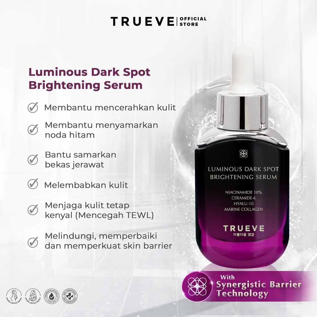 Natura Deca Kosmetika TRUEVE Luminous Dark Spot Brightening Serum