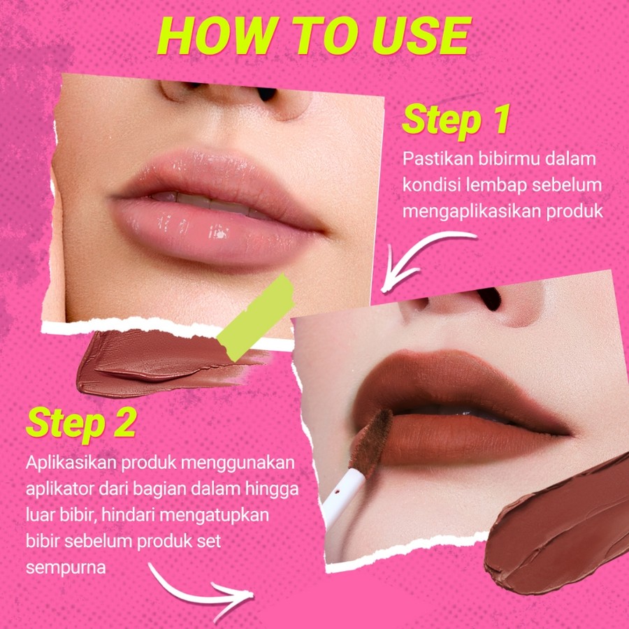 HeBe Beauty Style DAZZLE ME Ink-Gloss Lip Tint B07 Amber-Ink