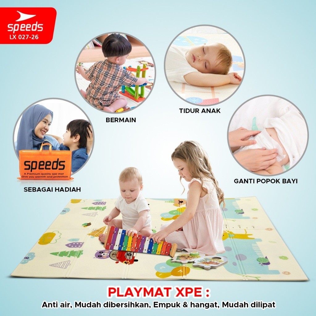 SPEEDS Speeds Karpet Lipat Playmat Bayi  027-26-A