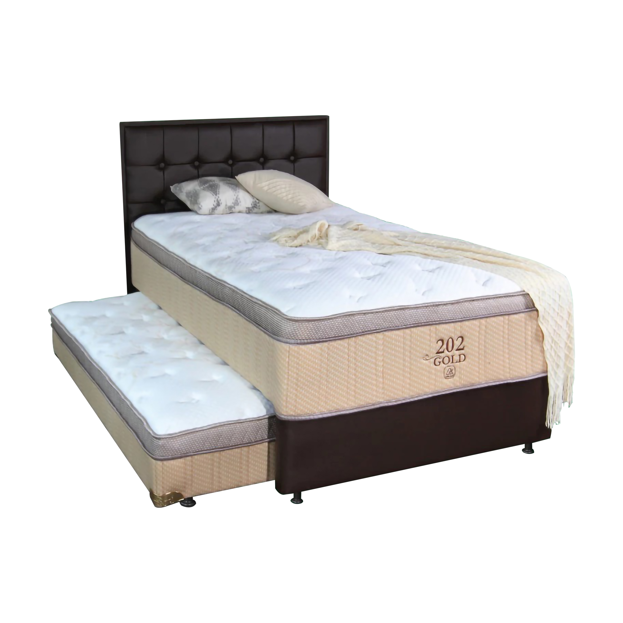 Airland 202 Gold Spring Bed 2 in 1 Charcoal Latex 1
