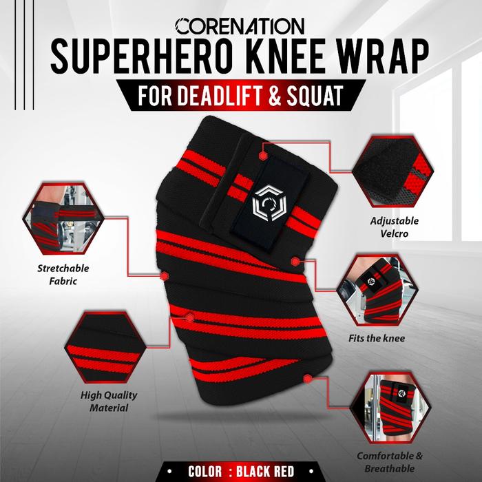 CoreNation Super Hero Knee Wrap 4