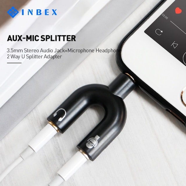 U Shape Audio Splitter 4