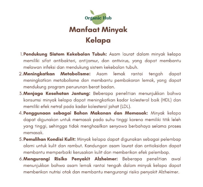 Organic Hub Organic Hub Extra Virgin Coconut Oil