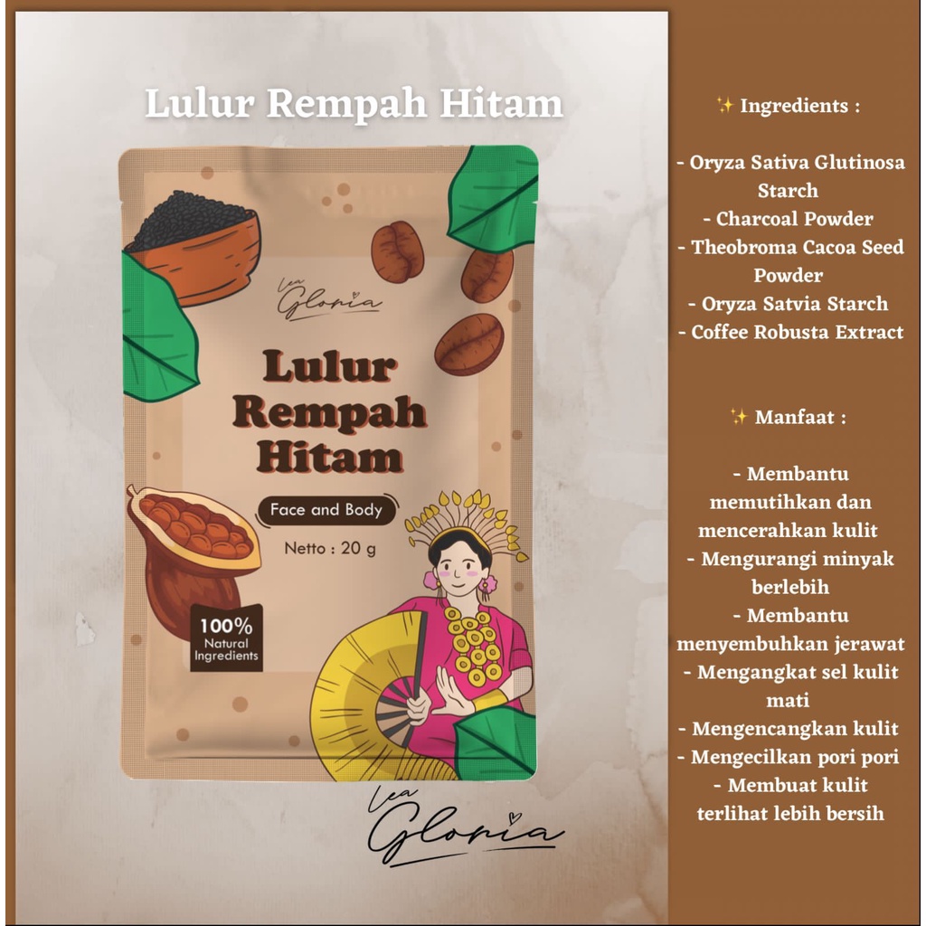 Lulur Rempah Hitam Face and Body 2