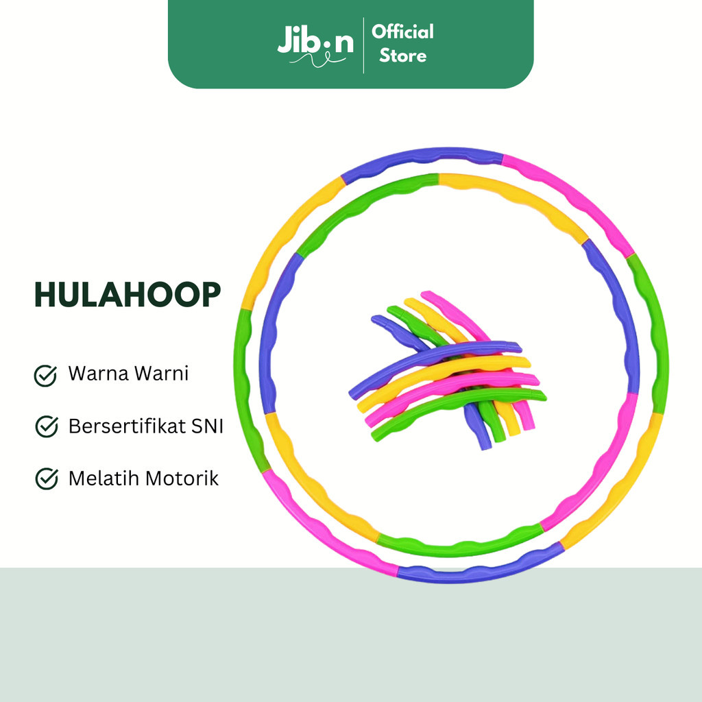  JIBIN Hula Hoop Plastik 8 Batang