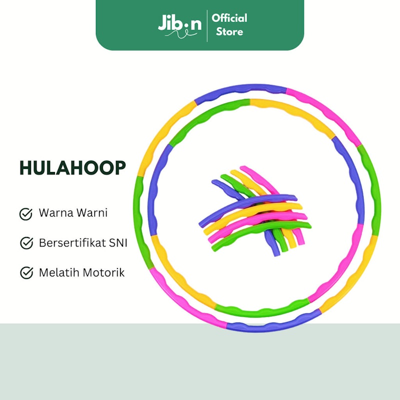 JIBIN Hula Hoop Plastik 8 Batang 2