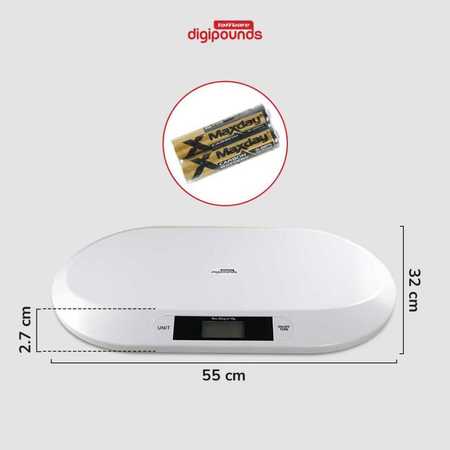 Jakarta Digital Nusantara Taffware Digipounds Baby Digital Scale 825