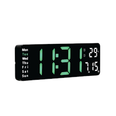 SORU Jam Dinding Digital Smart Alarm LED