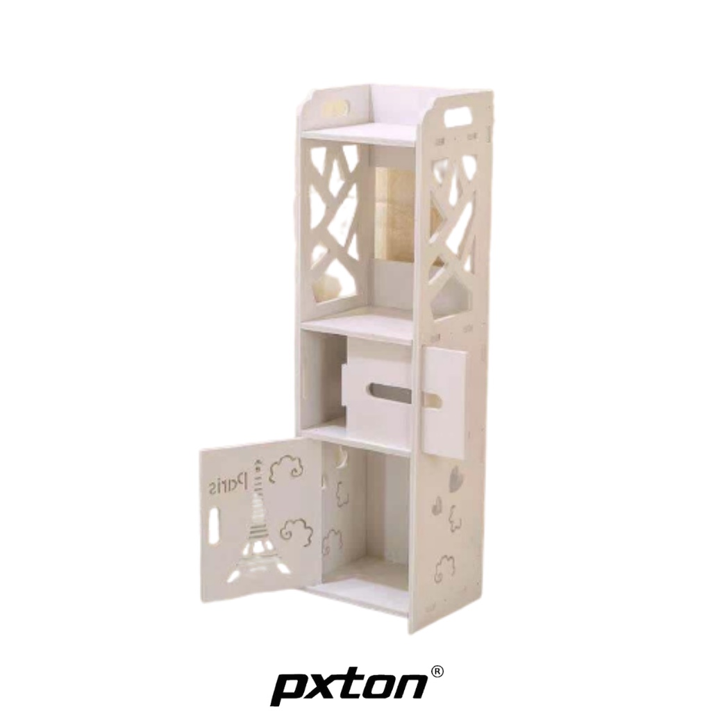 Pxton Lemari Vintage Paris Kabinet Rak Kosmetik Dekorasi Storage Serbaguna