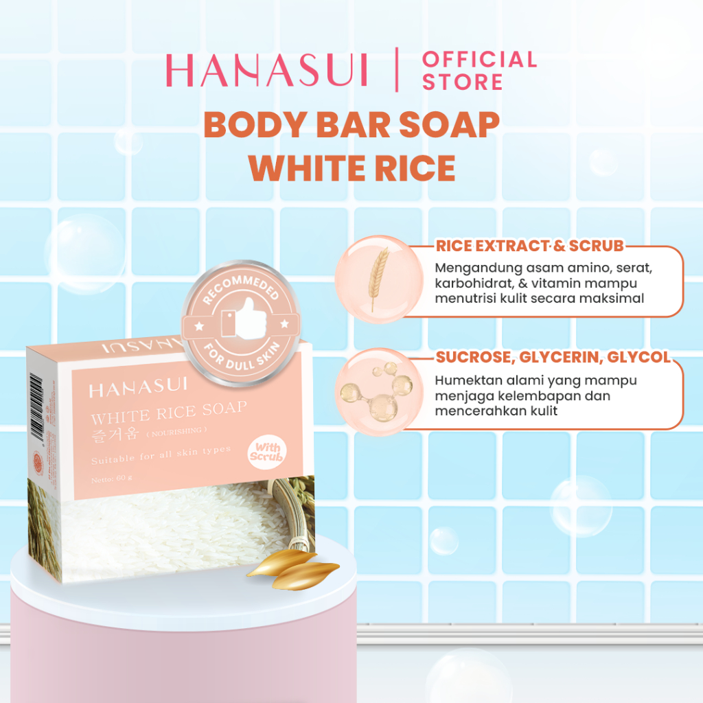 Eka Jaya Internasional Hanasui White Rice Soap