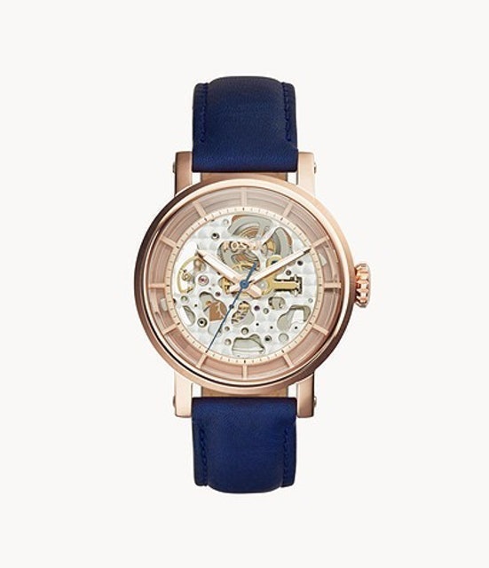  Original Boyfriend Automatic Navy Leather Watch ｜ ME3086