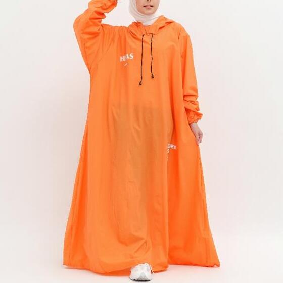  Hijasku Jas Hujan Gamis Wanita Muslimah Jumbo
