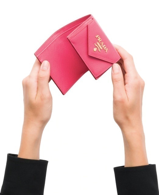 Prada Small Saffiano Leather Wallet 1MH021_2E3K