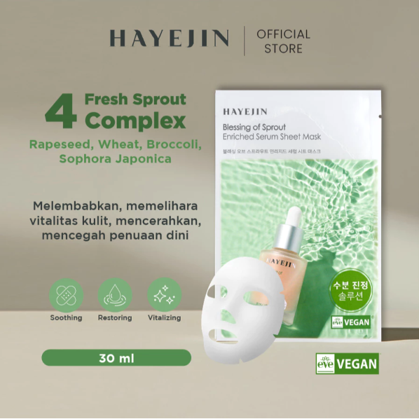 CIS International Service HAYEJIN Blessing Of Sprout Enriched Serum Sheet Mask