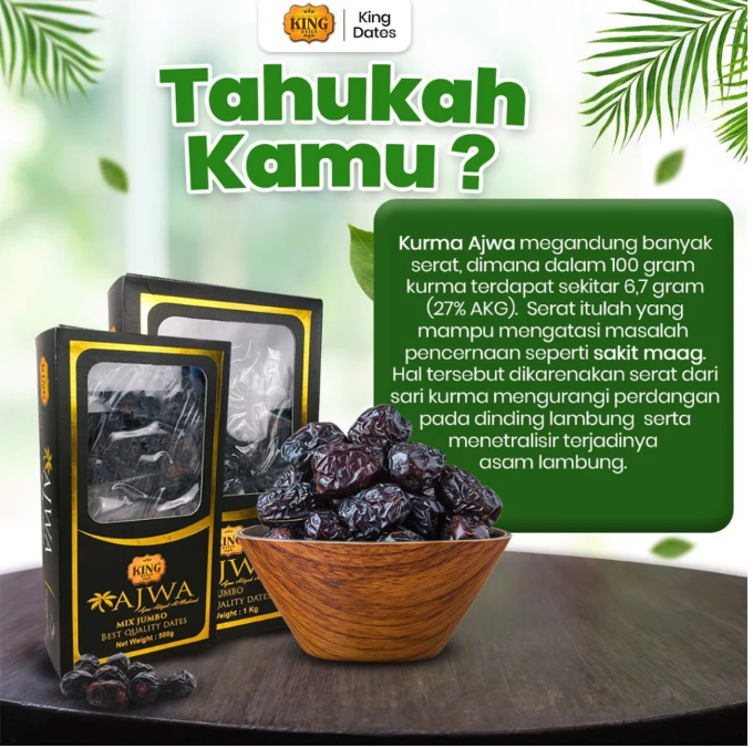 King Dates Ajwa Aliyah Al Madinah 1 kg