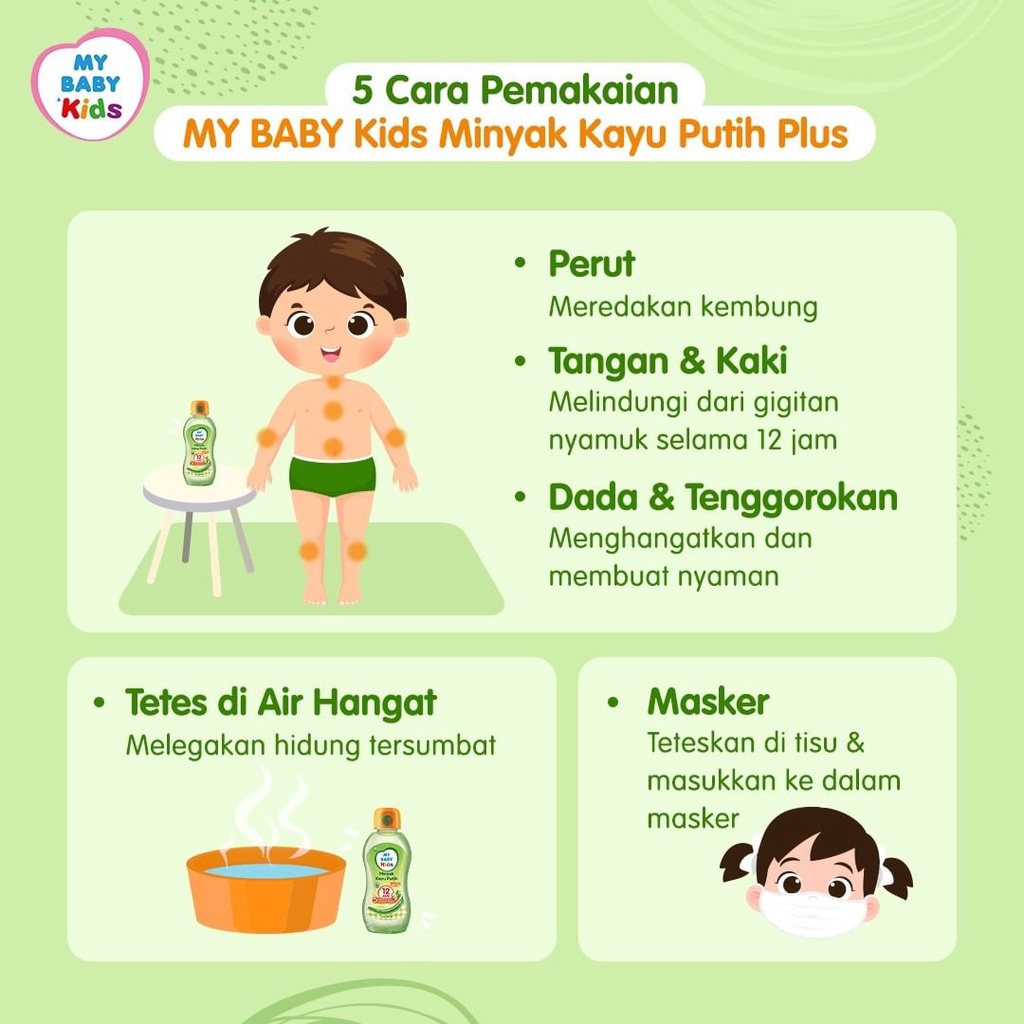 My Baby Kids Minyak Kayu Putih Plus 5