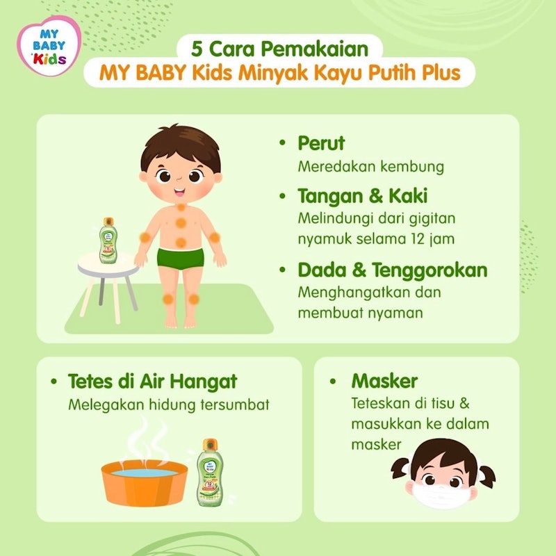 My Baby Kids Minyak Kayu Putih Plus 5