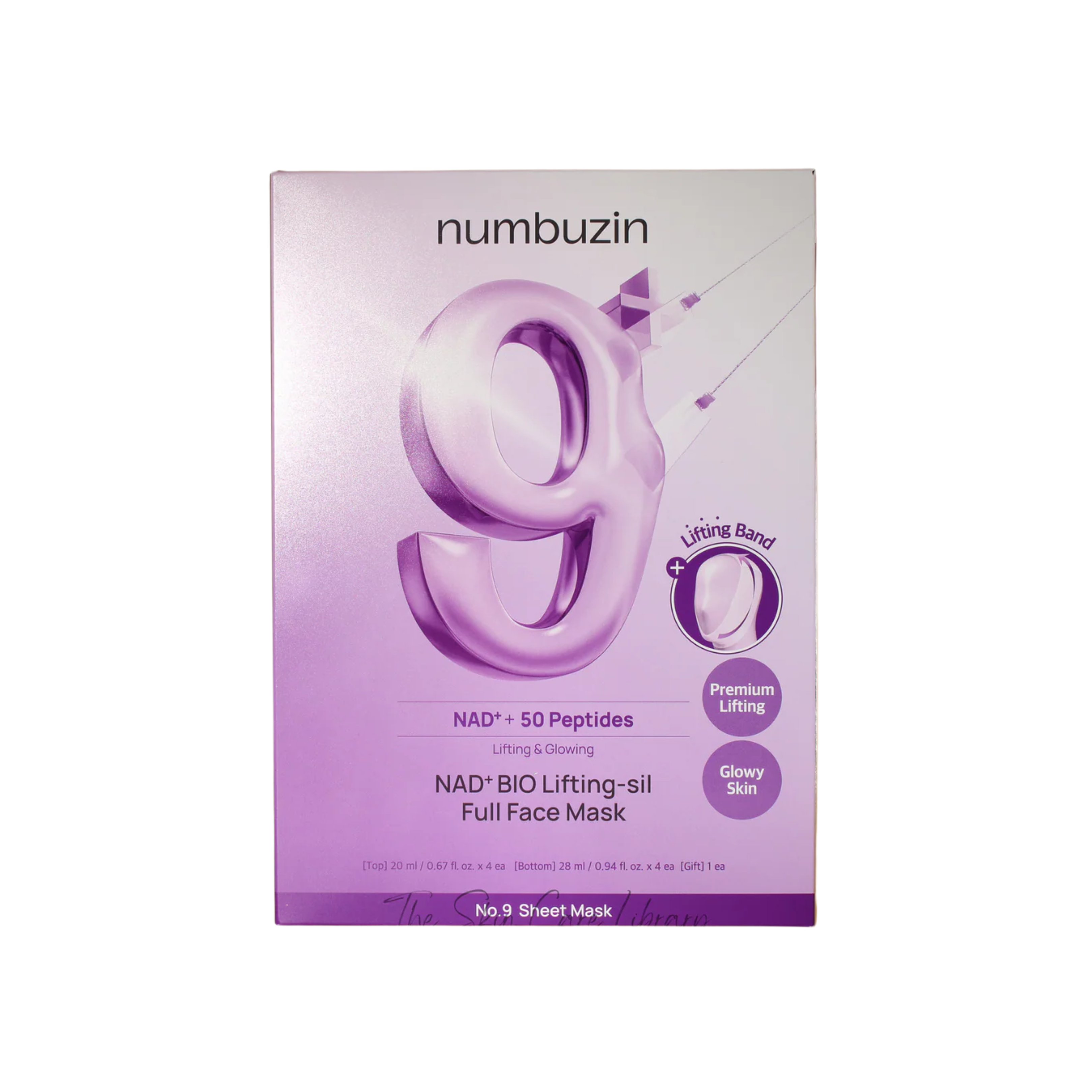 Numbuzin No. 9+ NAD+ BIO Lifting-sil Full Face Mask 1