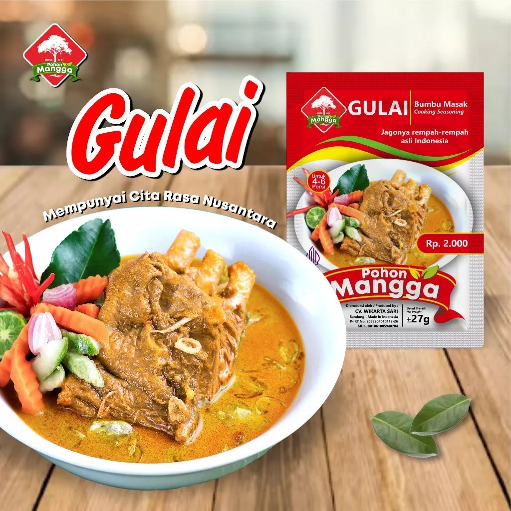 Wikarta Sari Cap Pohon Mangga Bumbu Gulai