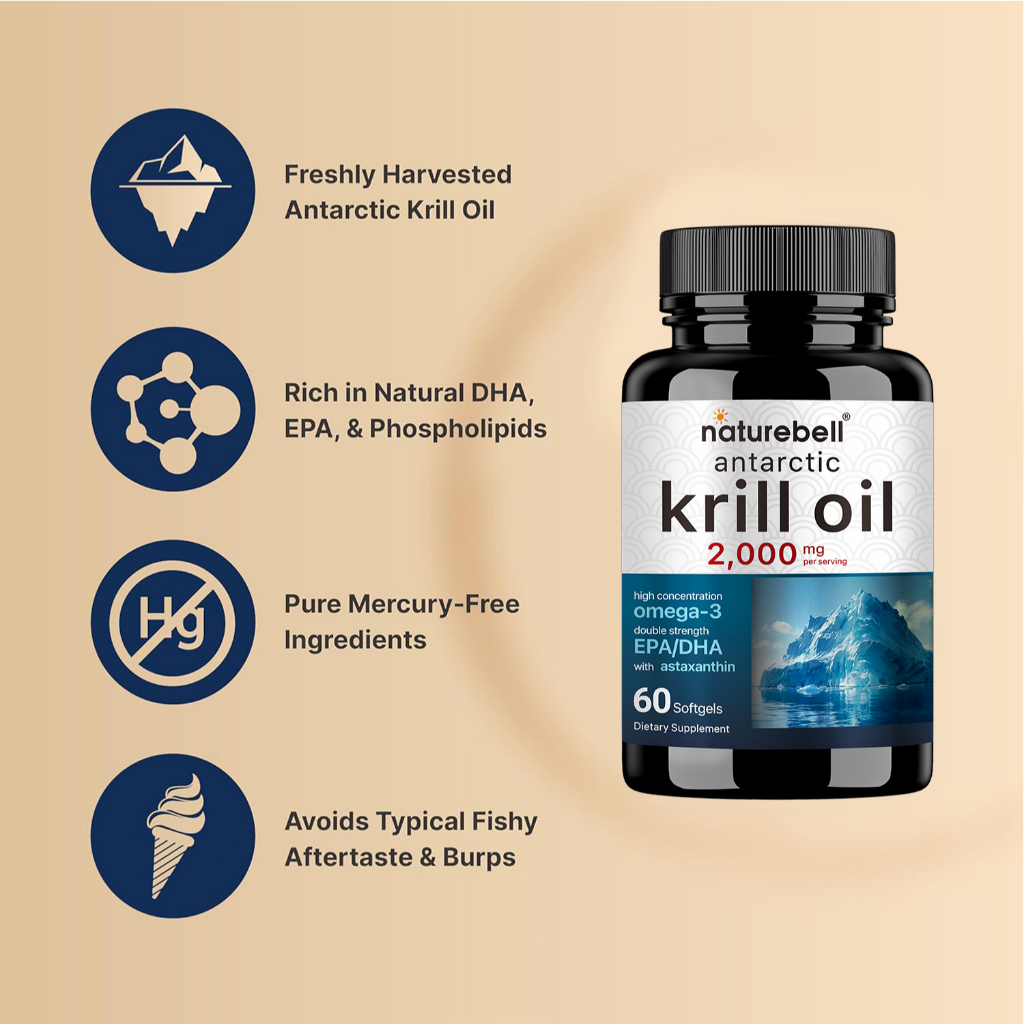  Naturebell Antarctic Krill Oil 2000mg