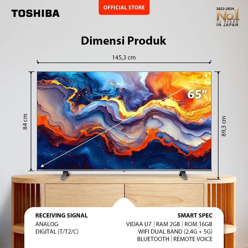 Toshiba Toshiba TV 65 inch 65E450NP