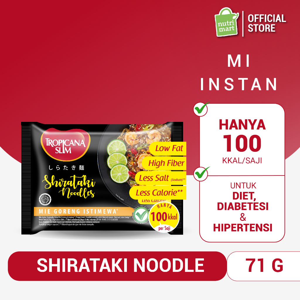 Nutrifood Indonesia Tropicana Slim Shirataki Noodles