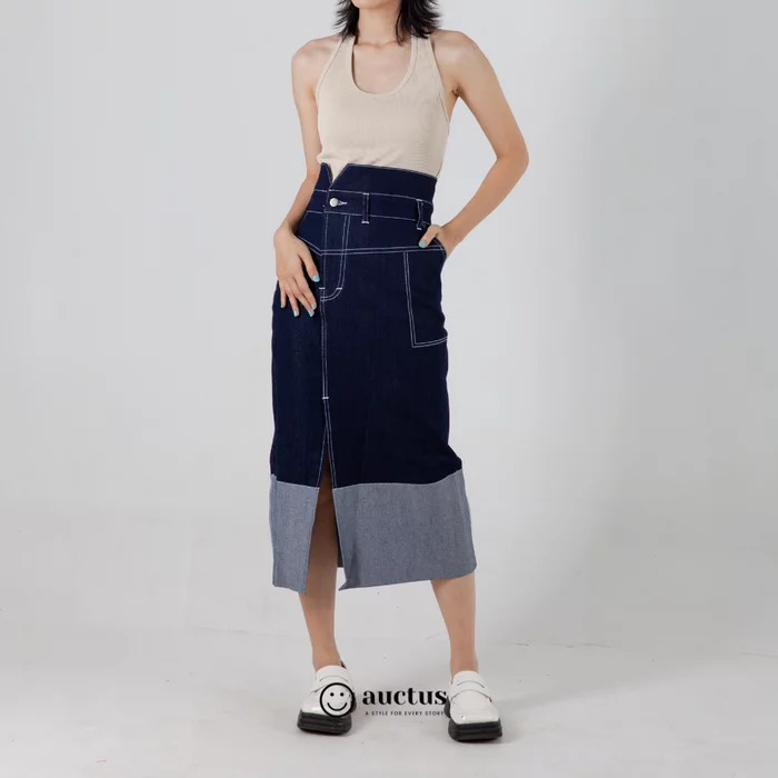 Irene Highwaist Skirt Denim 4