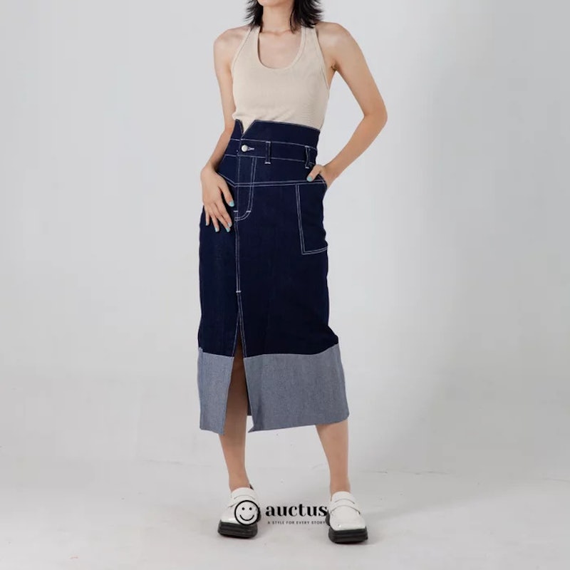 Irene Highwaist Skirt Denim 4