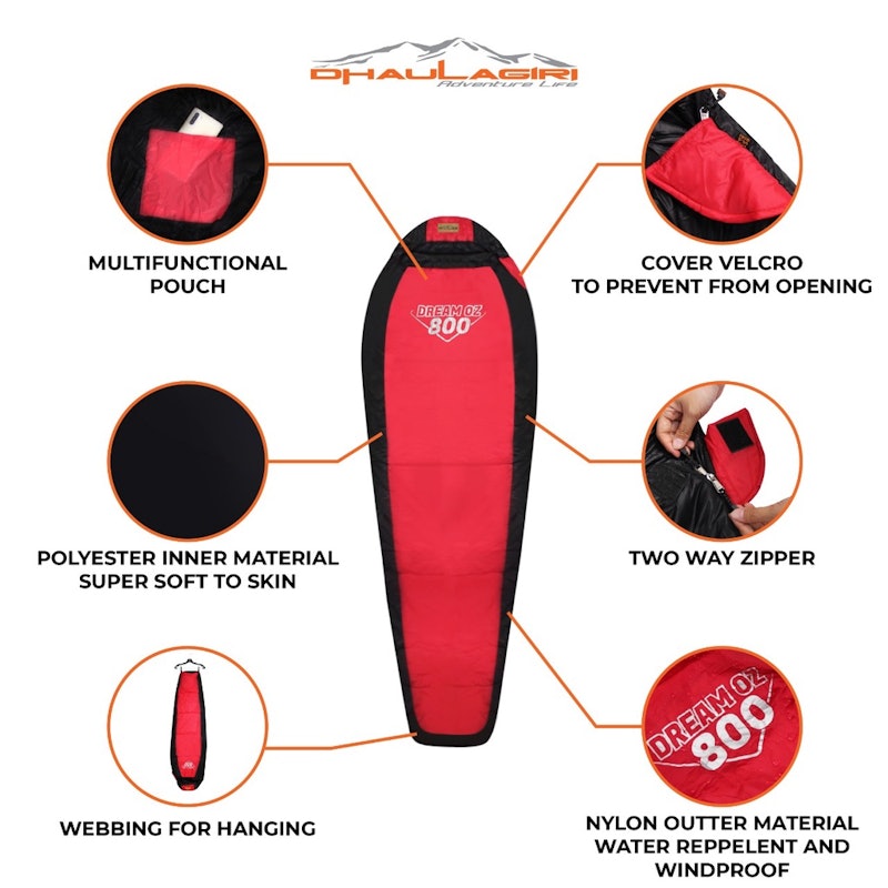 Dhaulagiri Sleeping Bag Dreamoz-800 2