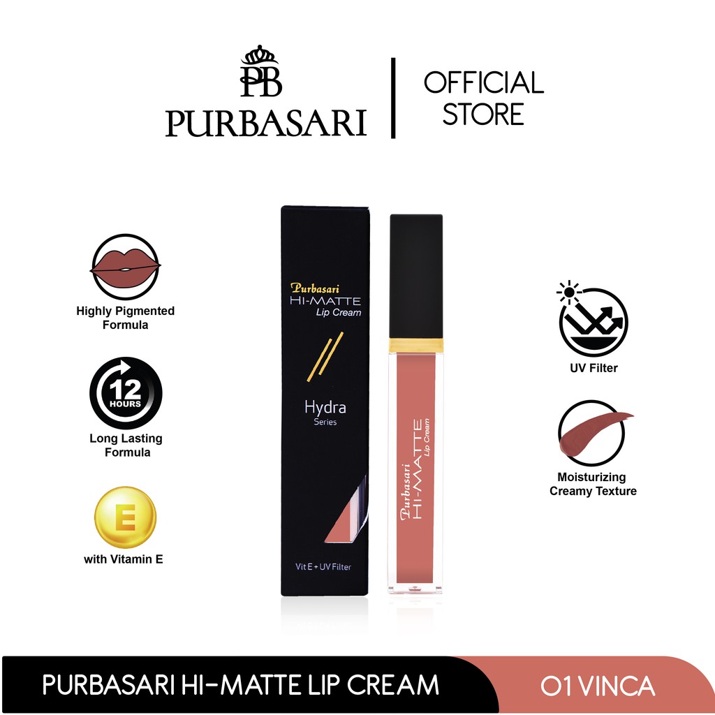 Hi-Matte Lip Cream - 01 Vinca 4