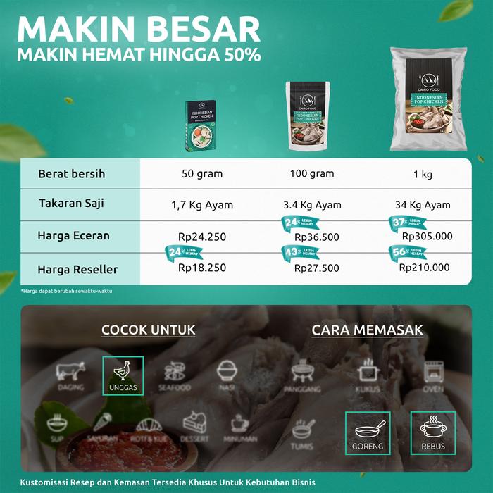 Cairo Food Cairo Food Bumbu Ayam Pop