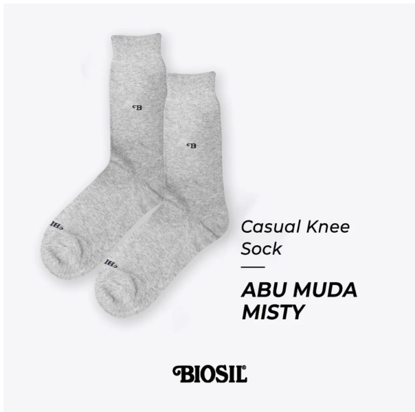 Mundo Socks Biosil Men Casual Sock Knee Anti Bacteria