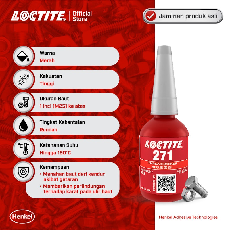LOCTITE 271 THREADLOCKER 2