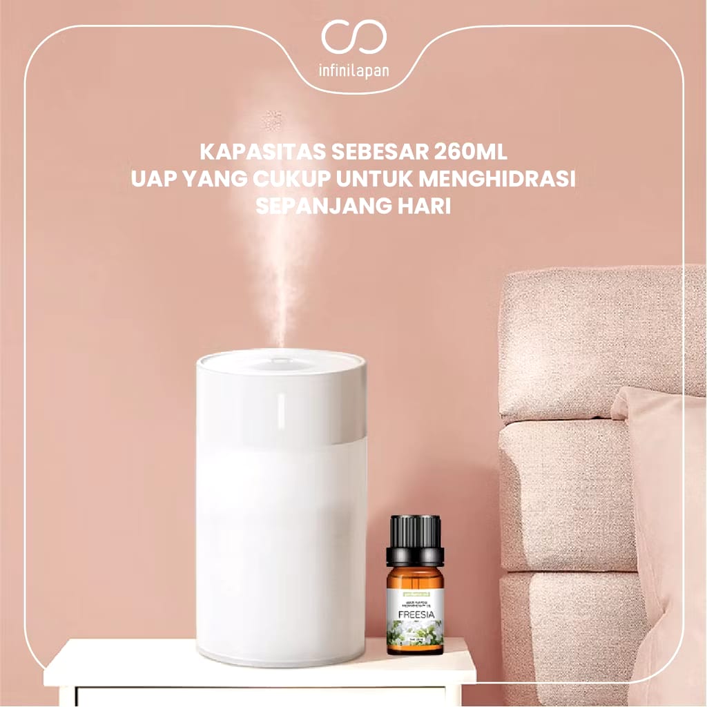 Bob Techno Indonesia Infinilapan Humidifier Diffuser Colorful CUP LED Light