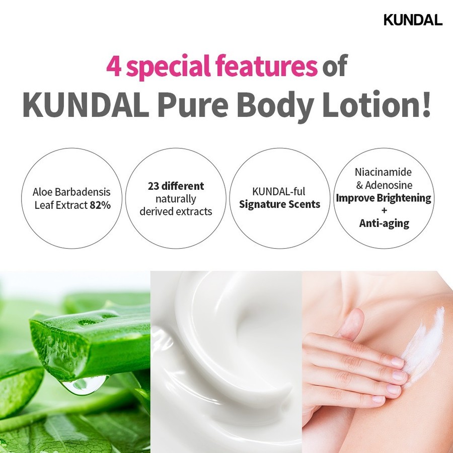The Skin Factory Co., Ltd..  KUNDAL Honey & Macadamia Pure Body Lotion Baby Powder